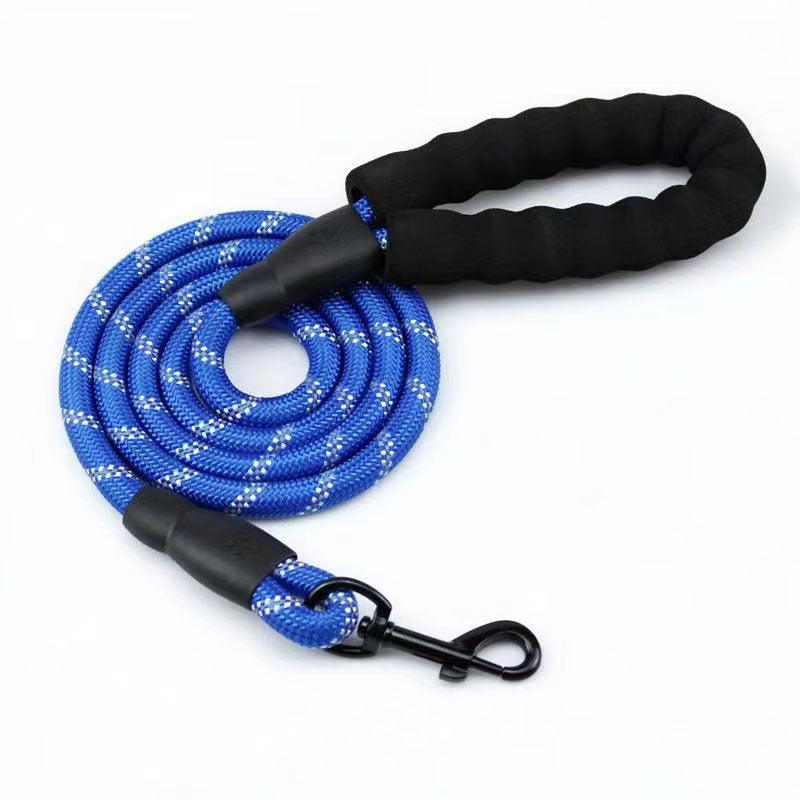 Strong Dog Leash with Comfortable Padded Handle and Highly Reflective Threads - iTalkPet