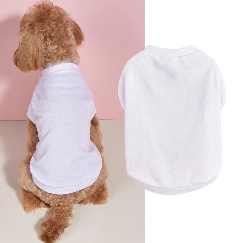 Summer Dog T-Shirt Pet Clothes Casual Polyester Pullover - iTalkPet
