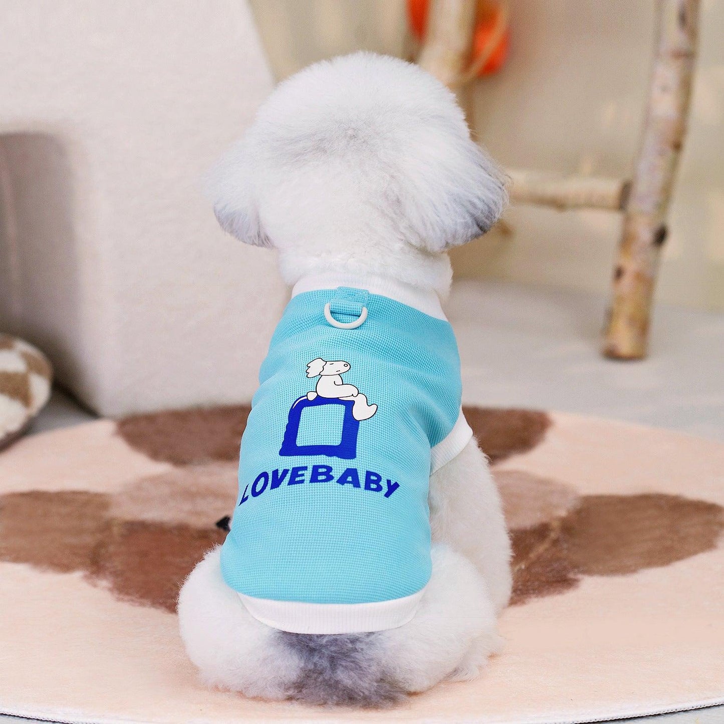 Summer Dog Vest Printed T-Shirt For Small Dogs - iTalkPet