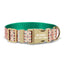 Tan Glaze Personalized Dog Collar with Leas & Bow tie Set - iTalkPet