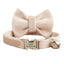 Velvet Adjustable Personalized Cat Collar With Removable Bell & Bowtie - iTalkPet