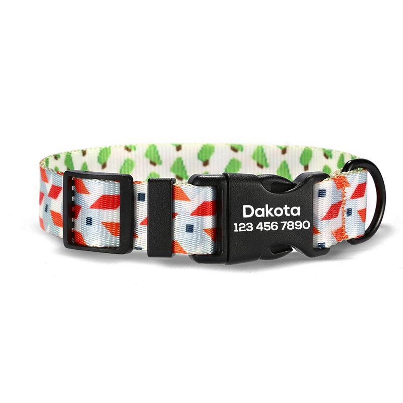 Village Personalized Dog Collar with Leas & Bow tie Set - iTalkPet