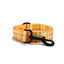 Yellow Plaid Personalized Dog Collar with Leas & Bow tie Set - iTalkPet