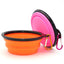 2 Pack Collapsible Portable Pet Feeding Watering Dish with Carabiners - iTalkPet