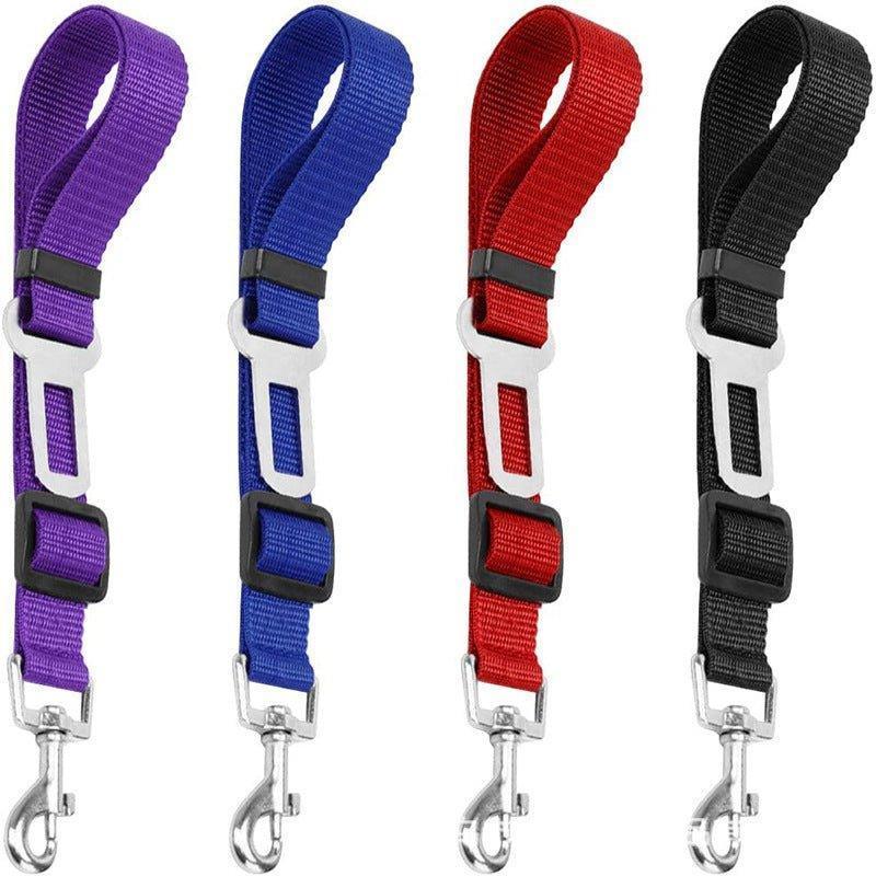 2 Packs Adjustable Pet Car Seat Belt Safety Leash Vehicle Dog Cat Seatbelt Harness - iTalkPet