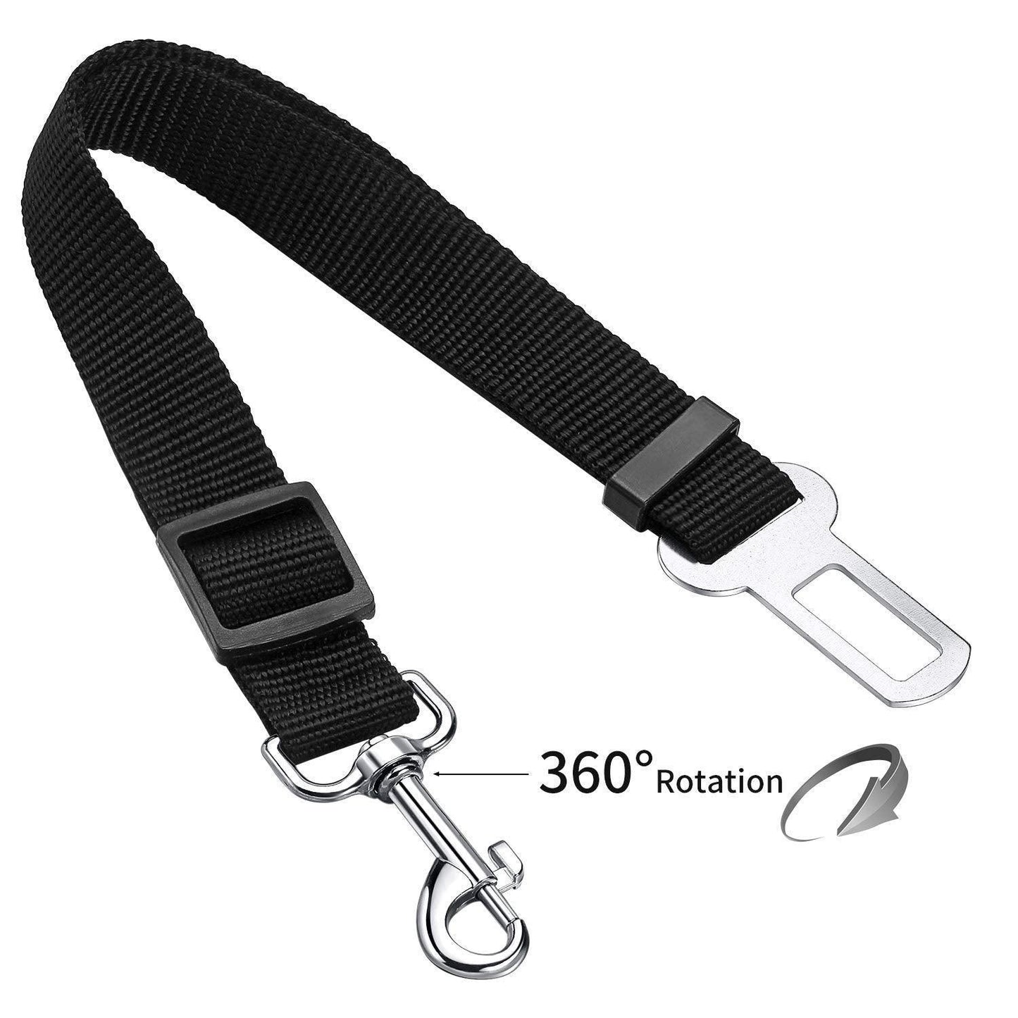 2 Packs Adjustable Pet Car Seat Belt Safety Leash Vehicle Dog Cat Seatbelt Harness - iTalkPet