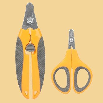 2 PCS Pet Nail Clippers Trimmer with Safety Guard to Avoid Over Cutting Nails - iTalkPet
