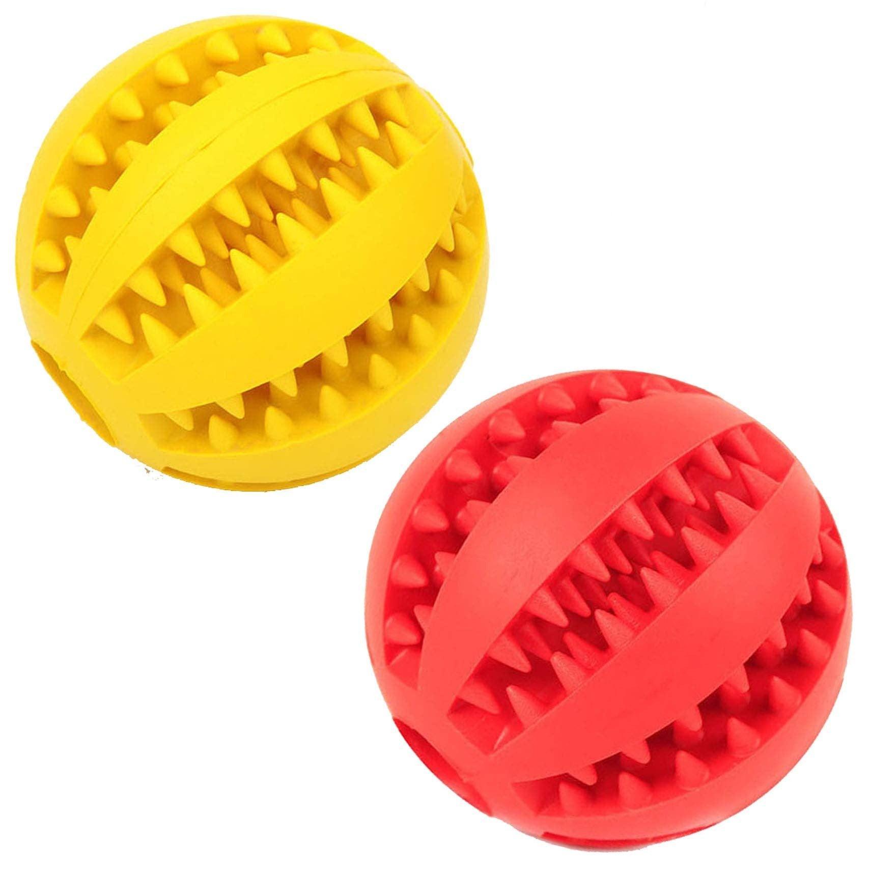 2Pack Dog Puzzle Teething Toys Ball Durable Pet Chew Toy - iTalkPet