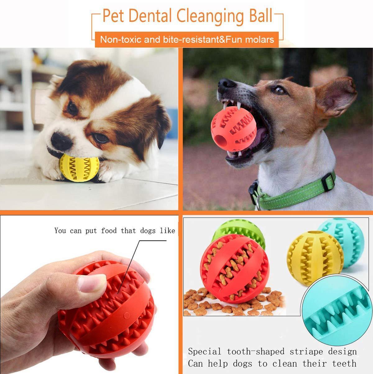 2Pack Dog Puzzle Teething Toys Ball Durable Pet Chew Toy - iTalkPet