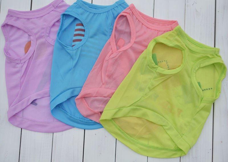 4PCS Dog Summer Sweatshirt Puppy Cute Vest for Small Pet - iTalkPet