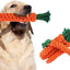 5 PCS Carrot Dog Teething Toy Pet Chew Cotton Knot Carrot Toy - iTalkPet