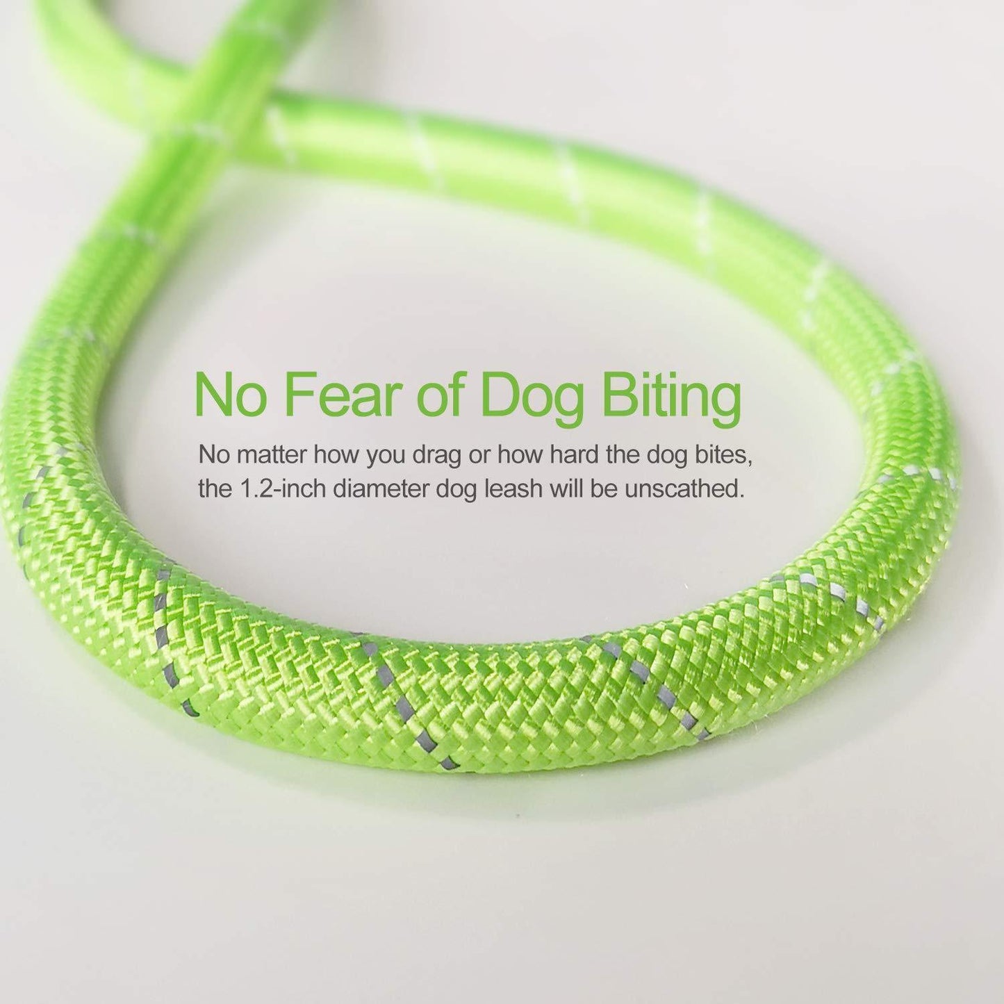 5FT Dog Leash with Comfortable Padded Handle and Highly Reflective Threads - iTalkPet