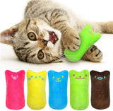5Pcs Catnip Toy Cartoon Mice Cat Teething Chew Toy