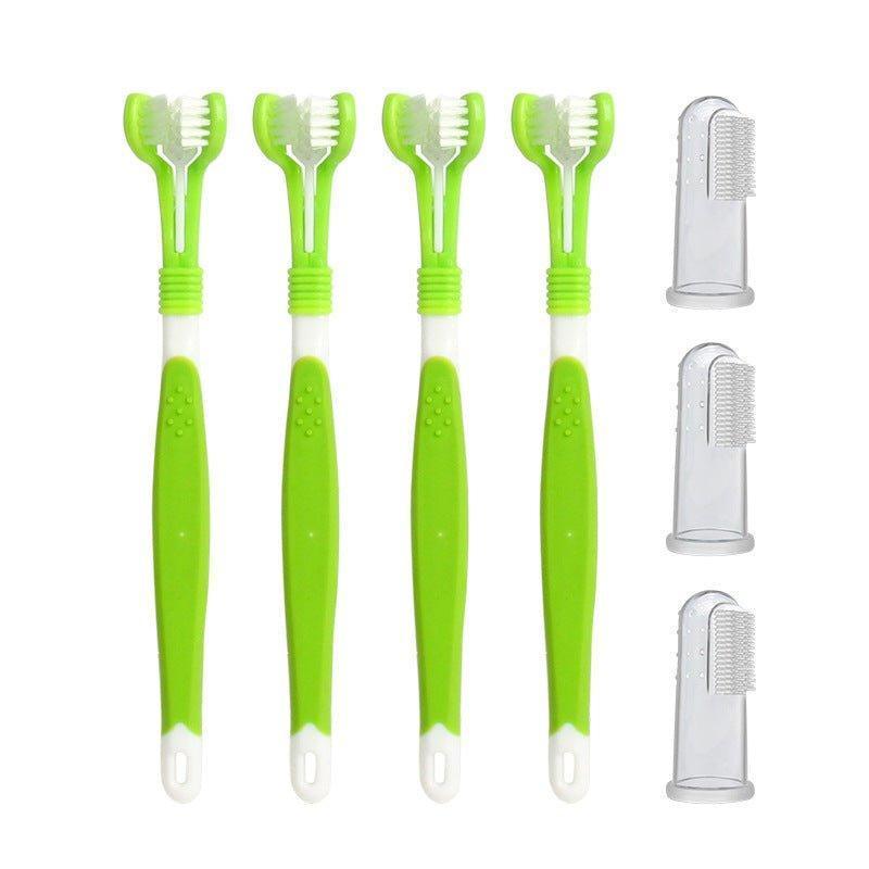 7 Piece Pet Toothbrush Finger Kit for Dog and Cat Teeth Cleaning - iTalkPet