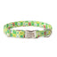 Adjustable Nylon Flower Personalized Custom Dog Collar Free Engraved Nameplate ID Tag - iTalkPet