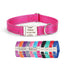 Adjustable Reflective Nylon Personalized Dog Collar - iTalkPet