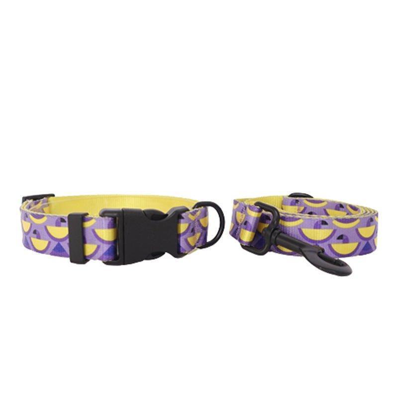 Bird Print Beautiful Personalized Dog Collar Set - iTalkPet