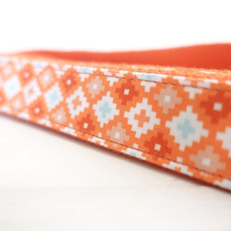 Biscuit Orange Personalized Dog Collar Set - iTalkPet