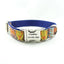 Blue Bohemian Personalized Dog Collar Set - iTalkPet