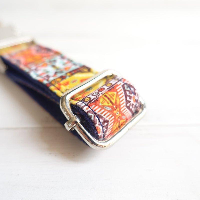 Blue Bohemian Personalized Dog Collar Set - iTalkPet