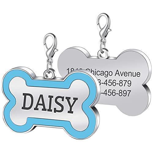 Both Sides Bone Shape Personalized Pet ID Tag - iTalkPet