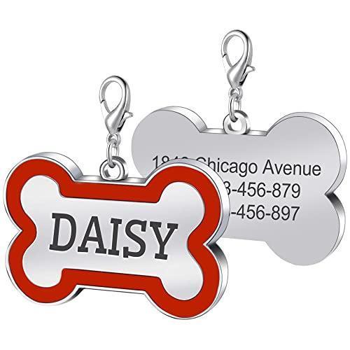 Both Sides Bone Shape Personalized Pet ID Tag - iTalkPet