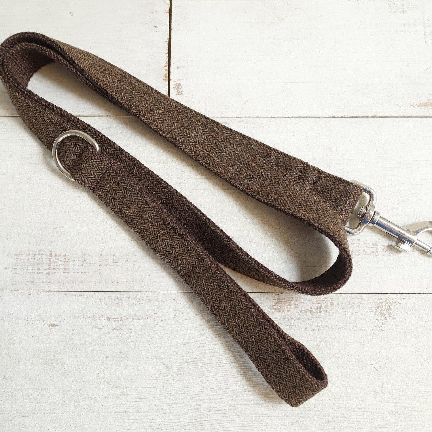 Brown Suit Personalized Dog Collar Set - iTalkPet