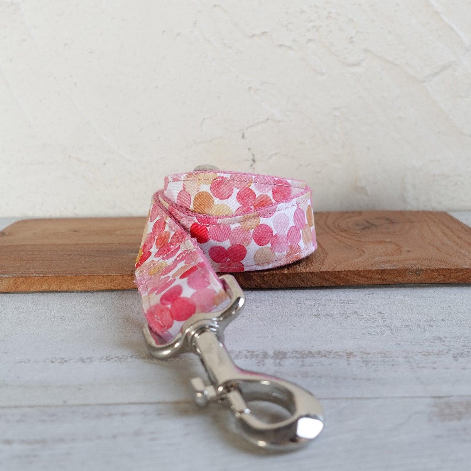 Bubbles Pink Personalized Dog Collar Set - iTalkPet