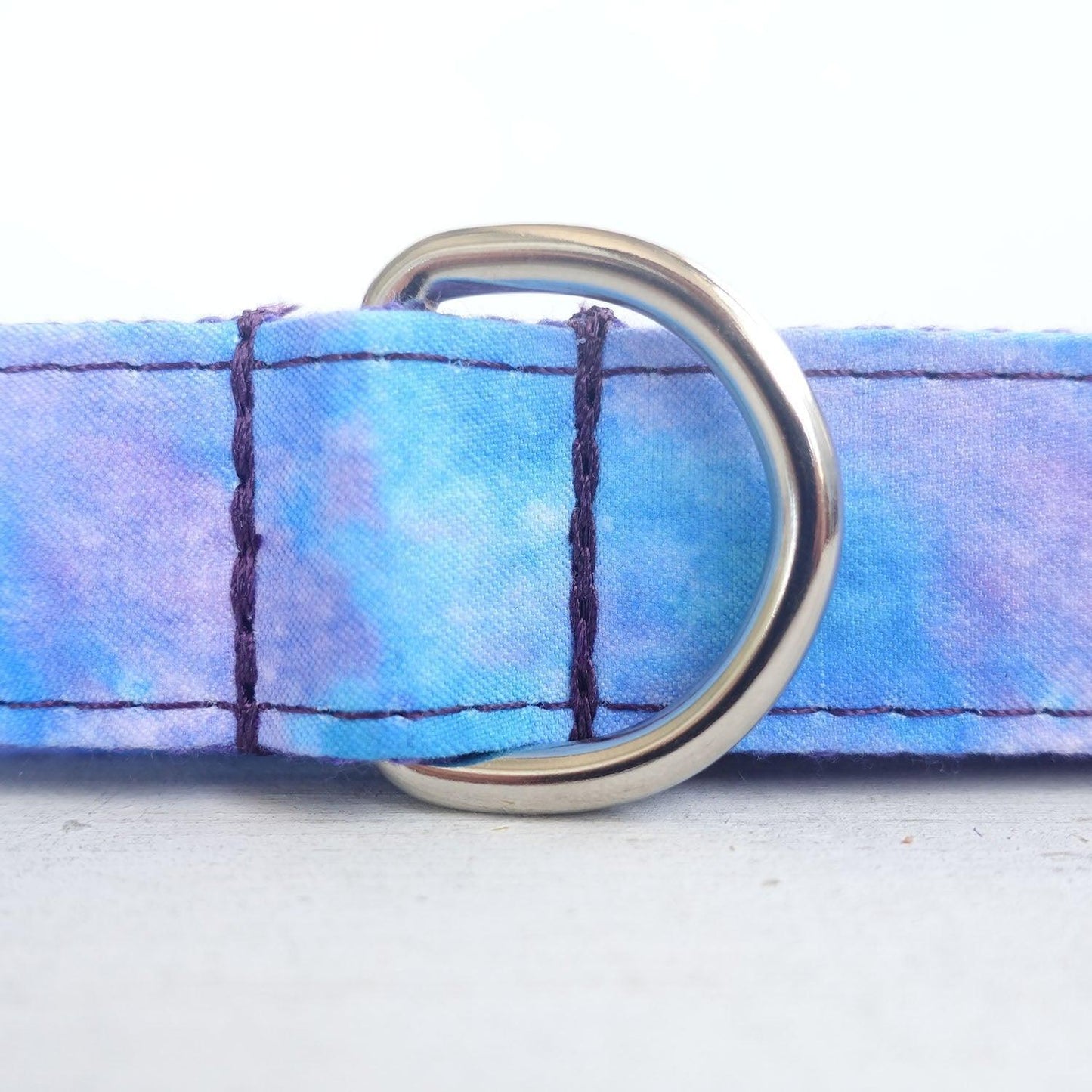 Cosmic Sky Blue Personalized Dog Collar Set - iTalkPet