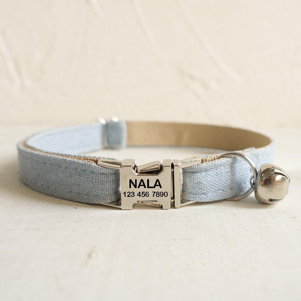 Cowboy Style Adjustable Personalized Cat Collar - iTalkPet