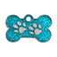 Custom Engraved Bone Paw Dog ID Tag - iTalkPet