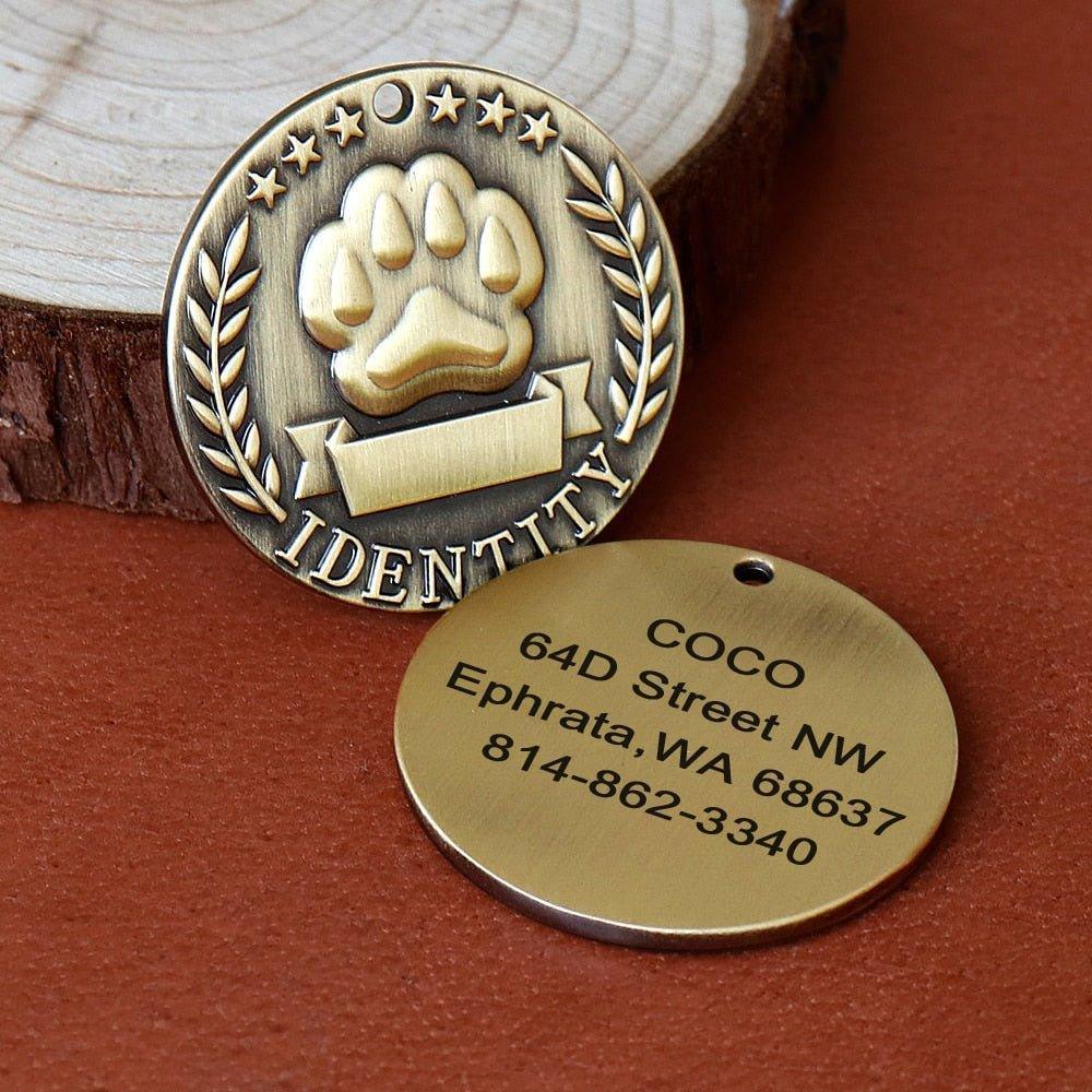 Customized Pet Dog ID Tag Free Engraving - iTalkPet