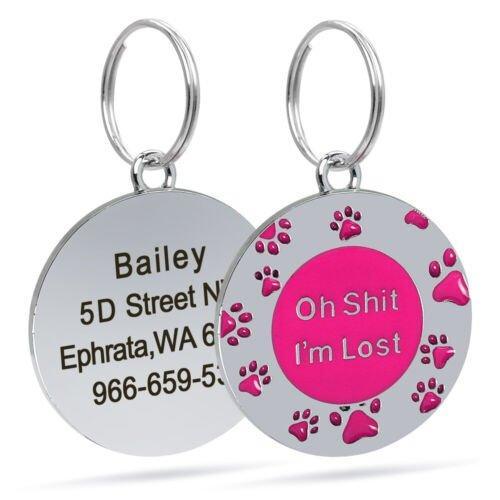Cute Paw Personalised Dog ID Tags - iTalkPet