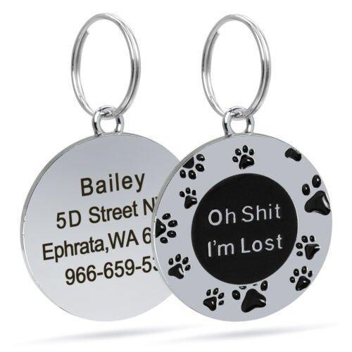 Cute Paw Personalised Dog ID Tags - iTalkPet