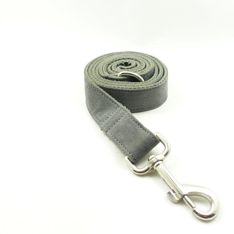 Deep Gray Personalized Dog Collar Set - iTalkPet