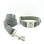 Deep Gray Personalized Dog Collar Set - iTalkPet