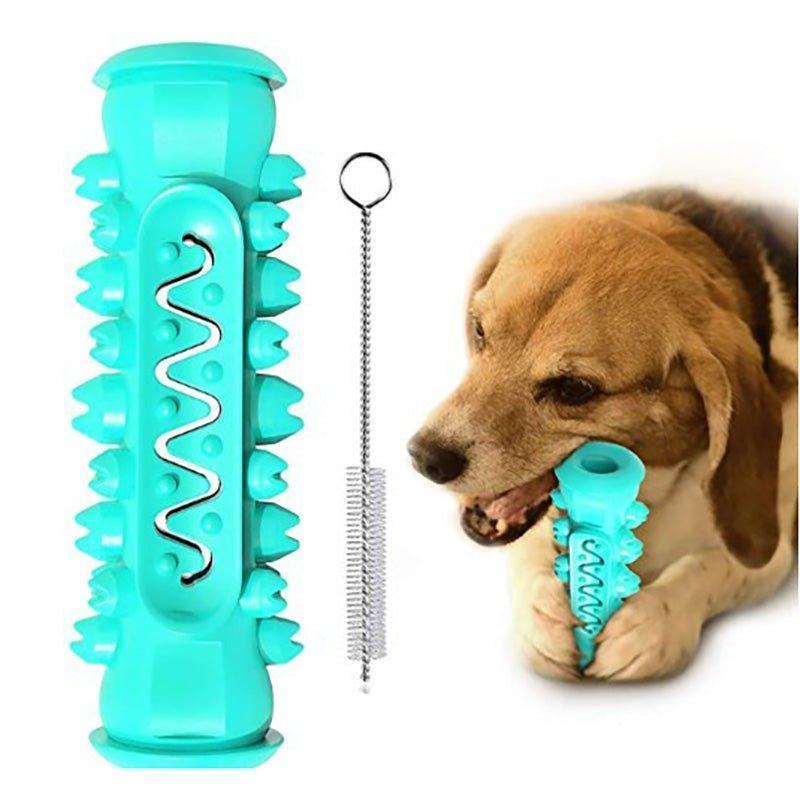 Dog Chew Toys for Aggressive Chewers Durable Dog Squeaky Toys with Brush - iTalkPet