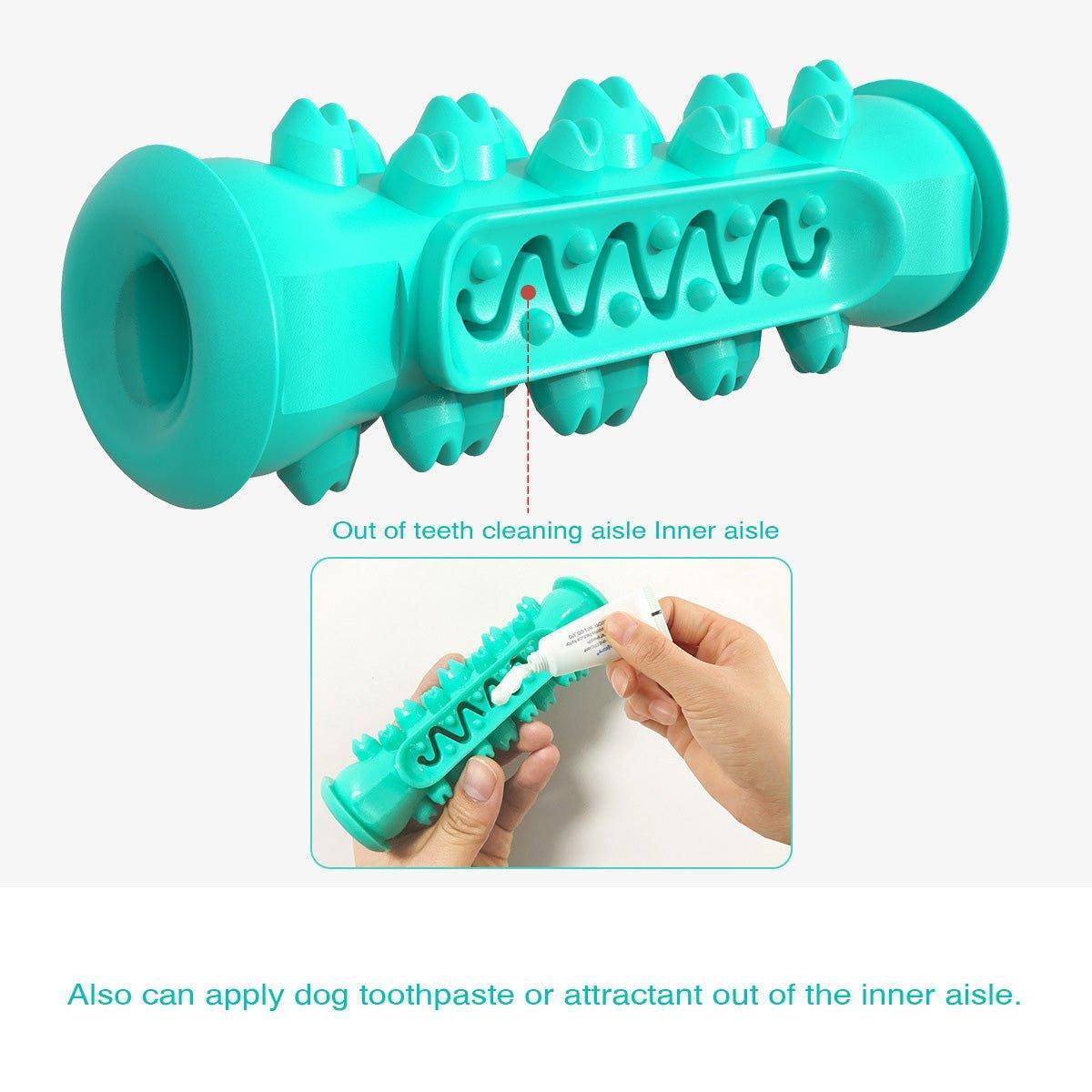 Dog Chew Toys for Aggressive Chewers Durable Dog Squeaky Toys with Brush - iTalkPet