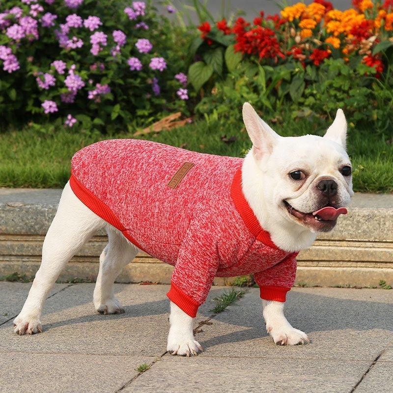 Dog Sweater Soft Thickening Warm Pup Dogs Shirt Winter Puppy Sweater - iTalkPet