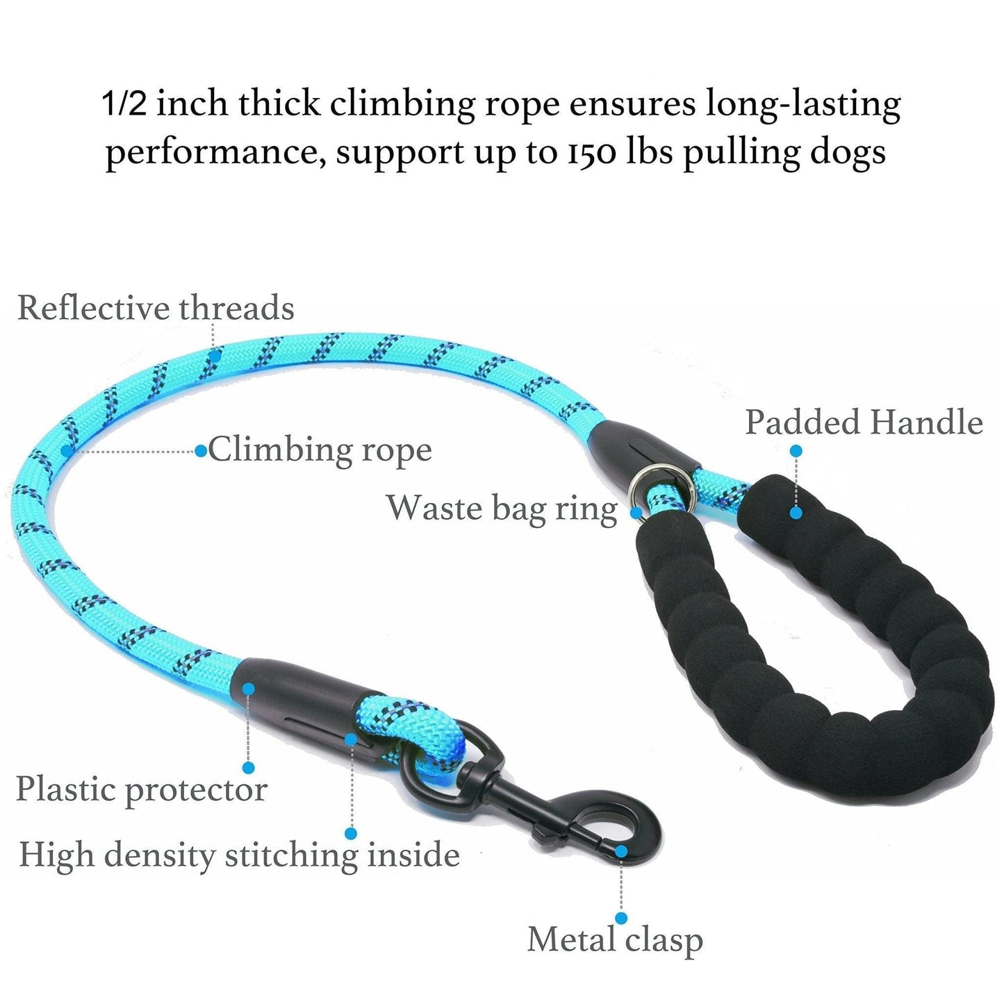 Dual Dog Leash 360 Swivel No Tangle Walking Double Dog Leash - iTalkPet