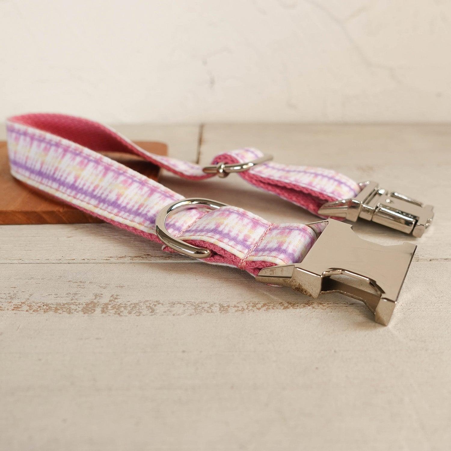 Enchanted Pink Personalized Dog Collar Set - iTalkPet