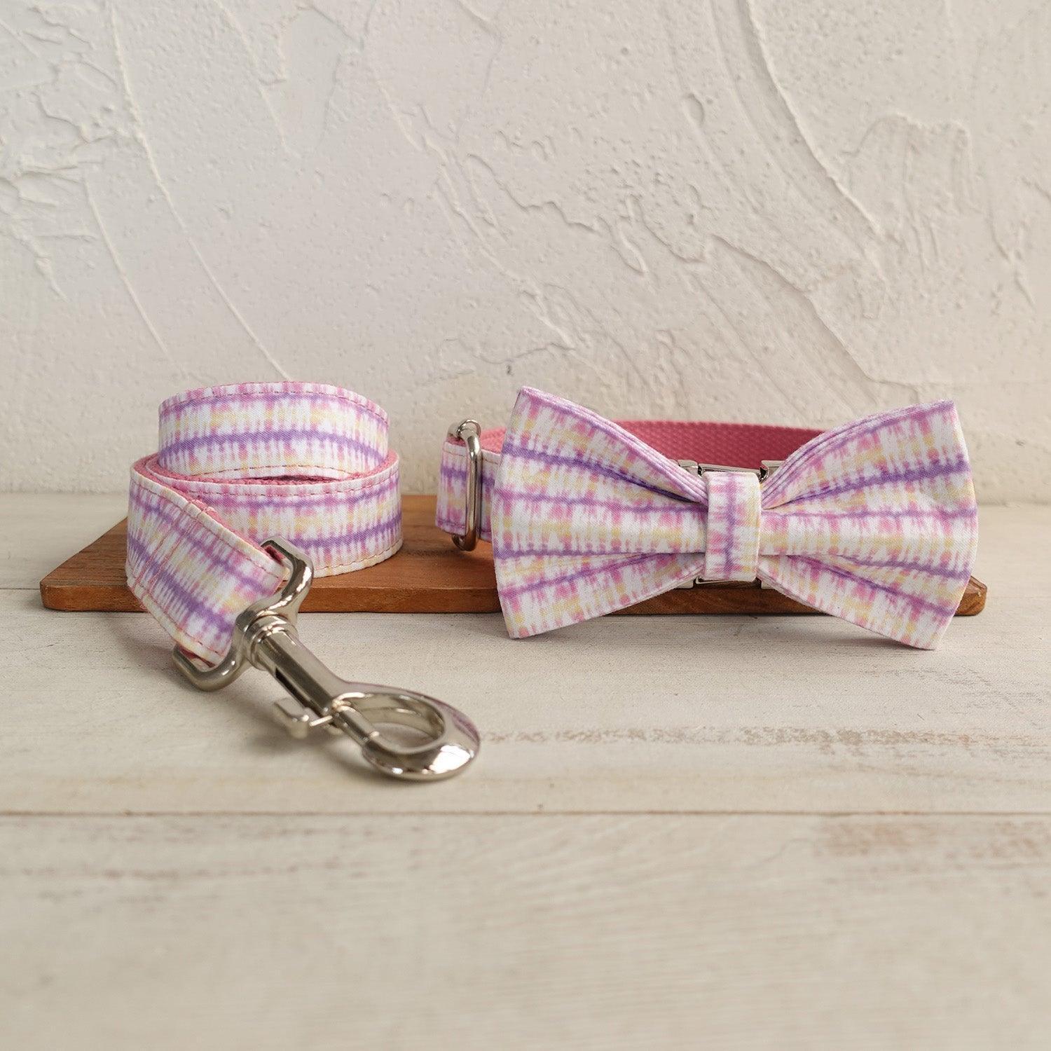 Enchanted Pink Personalized Dog Collar Set - iTalkPet