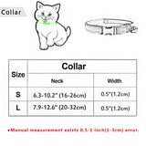 Engraved Metal Buckle Personalized Cat Collar - iTalkPet