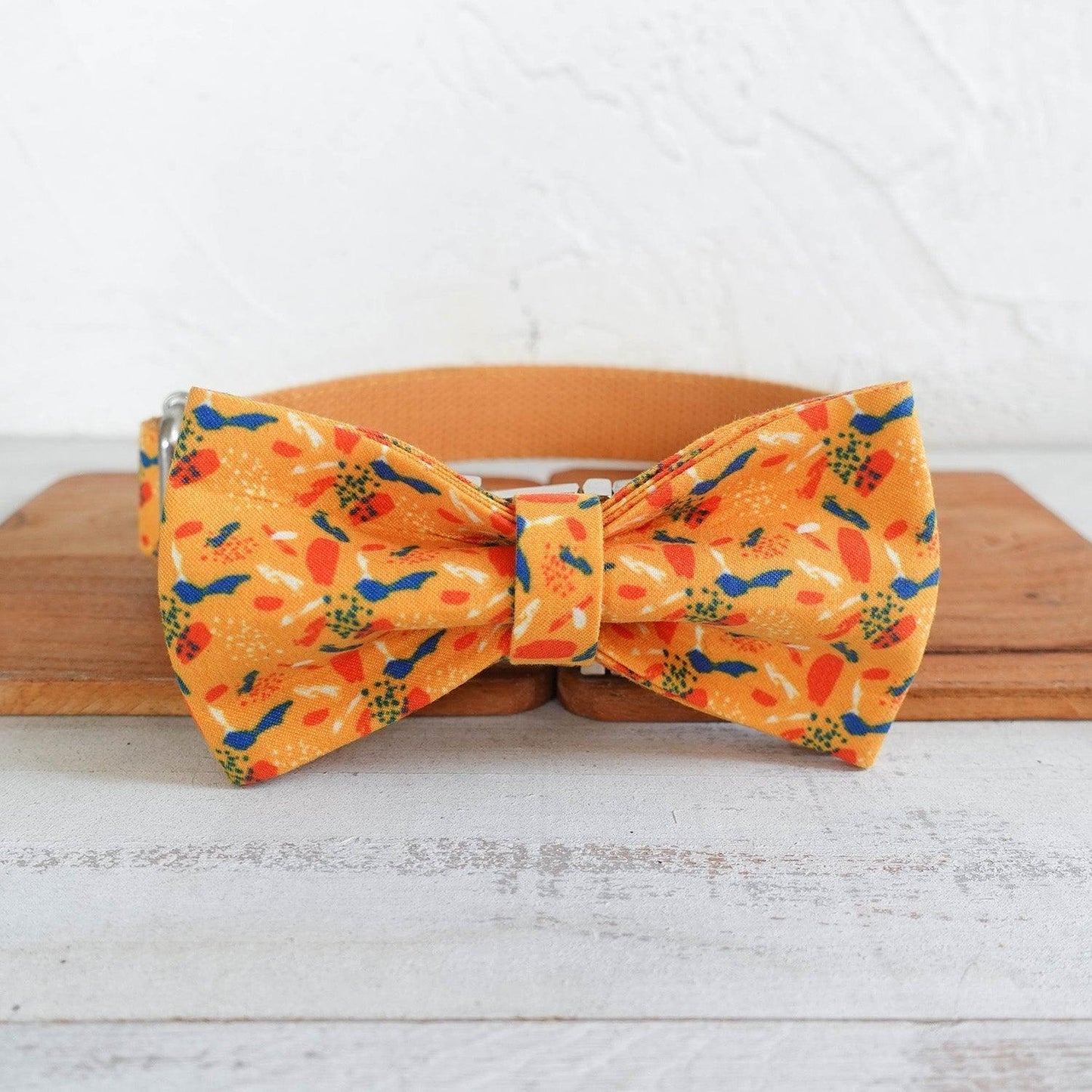 Fish Yellow Personalized Dog Collar Set - iTalkPet