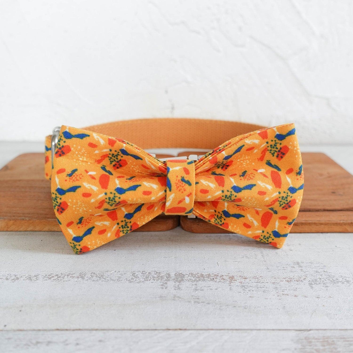 Fish Yellow Personalized Dog Collar Set - iTalkPet