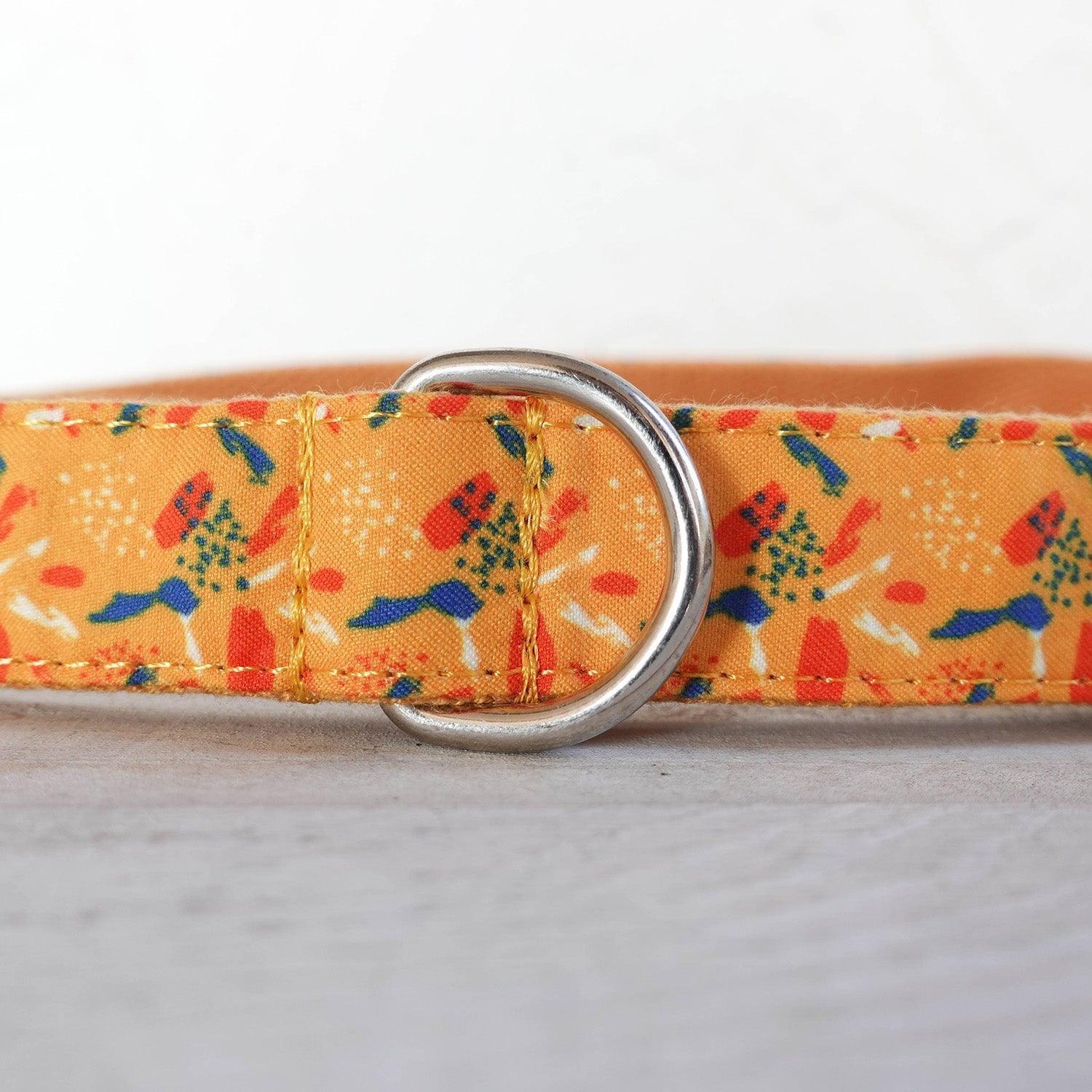 Fish Yellow Personalized Dog Collar Set - iTalkPet