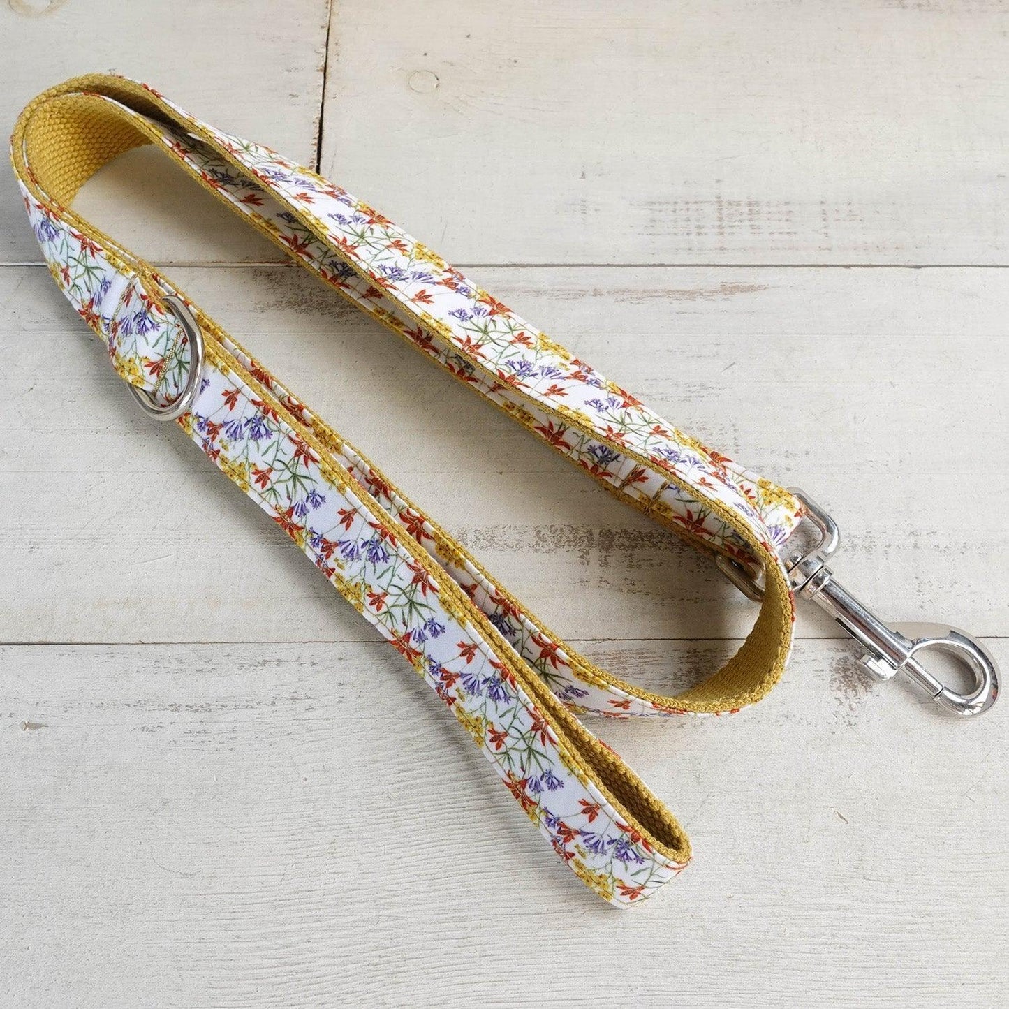 Flower Yellow Personalized Dog Collar Set - iTalkPet