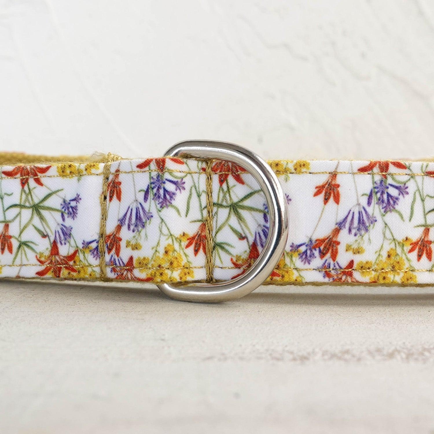 Flower Yellow Personalized Dog Collar Set - iTalkPet