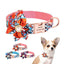 Girl Dog Cute Collar and Leash Sets with Flower - iTalkPet