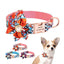 Girl Dog Cute Collar and Leash Sets with Flower - iTalkPet